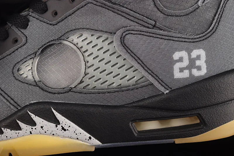 All Categories Air Jordan Jordan Series Basketball Shoes Air Jordan 5 Foreign Trade Version OF x Air Jordan 5 Retro SP AJ5 Joe 5 Black Sail 3M Reflective Basketball Shoes CT8480-001